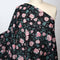 Artlux ~ 'Edith ~ Black | Pink' Luxury Cotton Lawn ~ Made in Italy